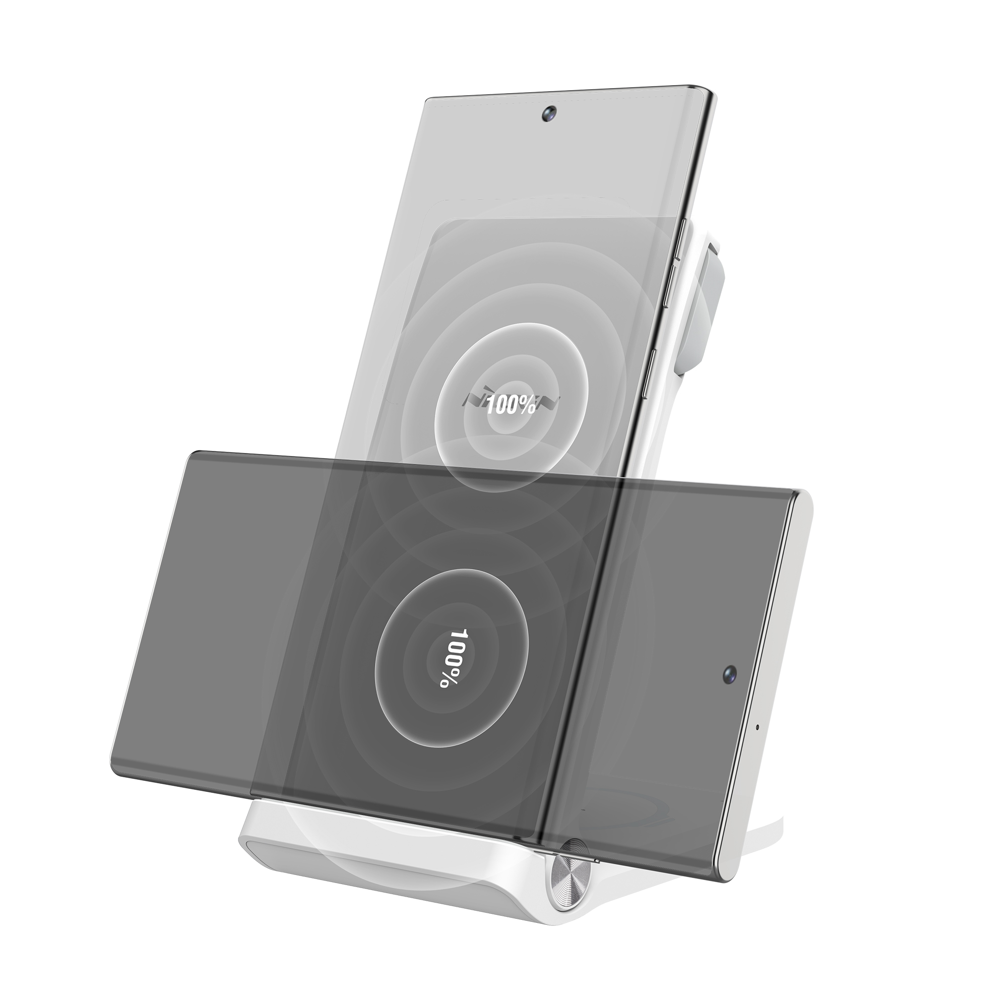Wireless Charger - NILLKIN PowerTrio 3-in-1 White - 2