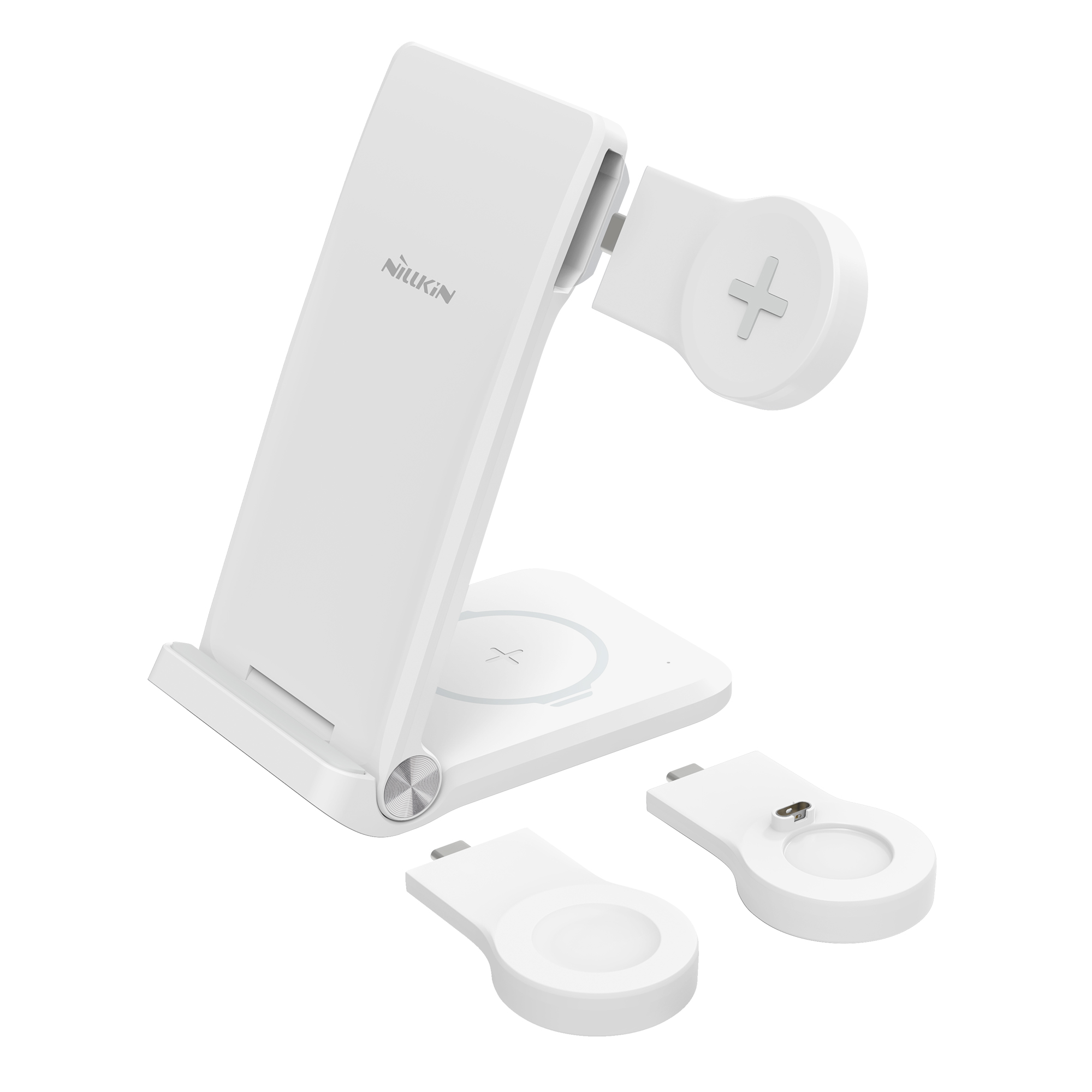Wireless Charger - NILLKIN PowerTrio 3-in-1 White - 3