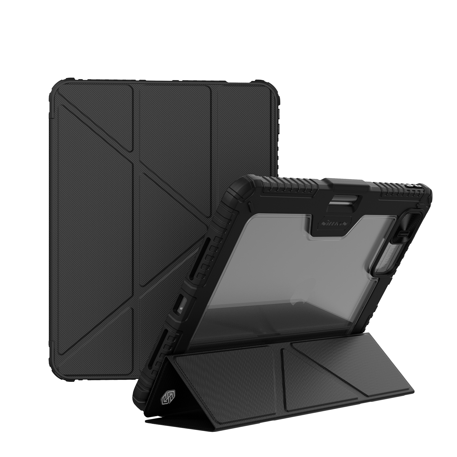 iPad Air 13 2025 - NILLKIN Bumper Pro Case Multi Angle Black - 4