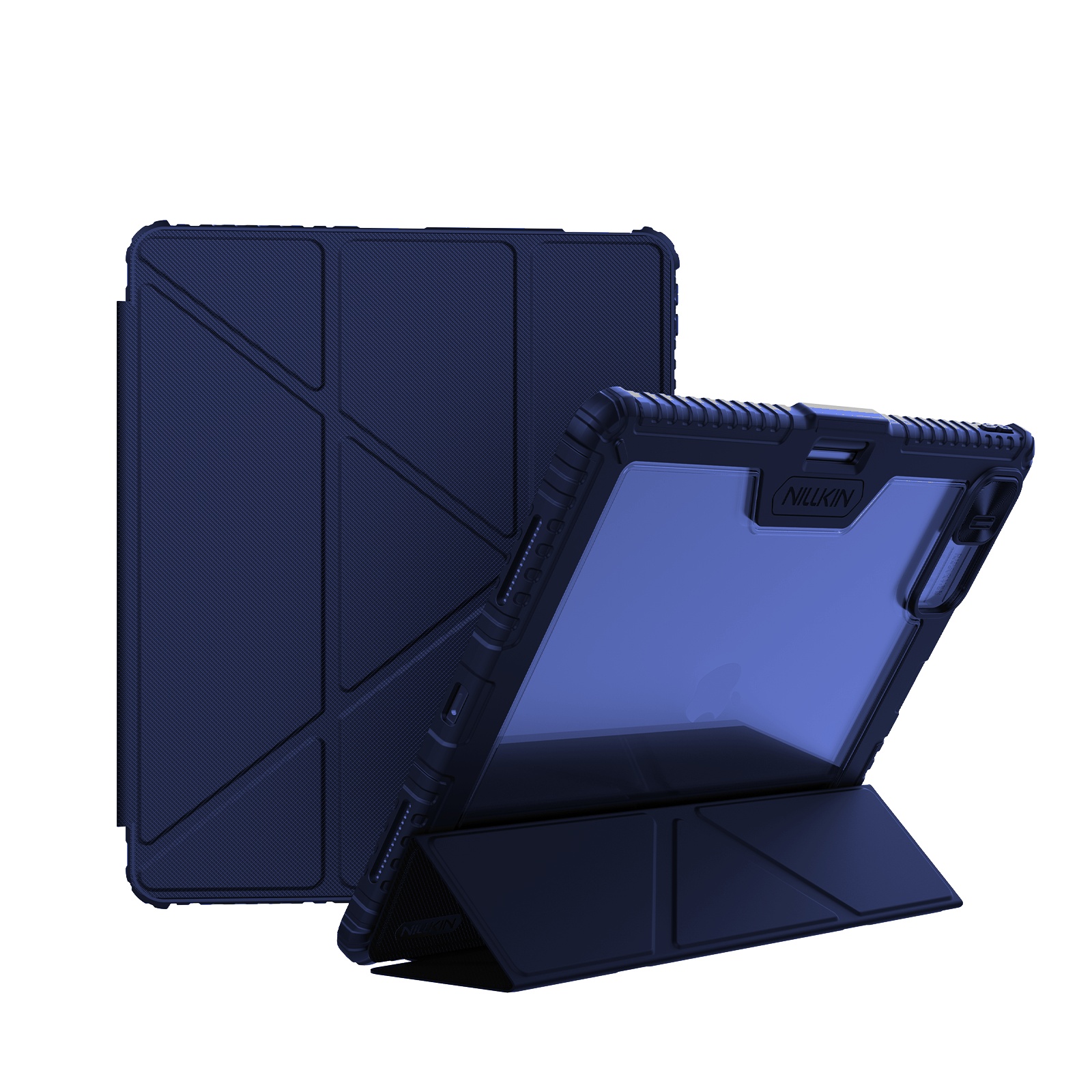iPad Pro 13 2024 - NILLKIN Bumper Pro Case Multi Angle Blue - 2