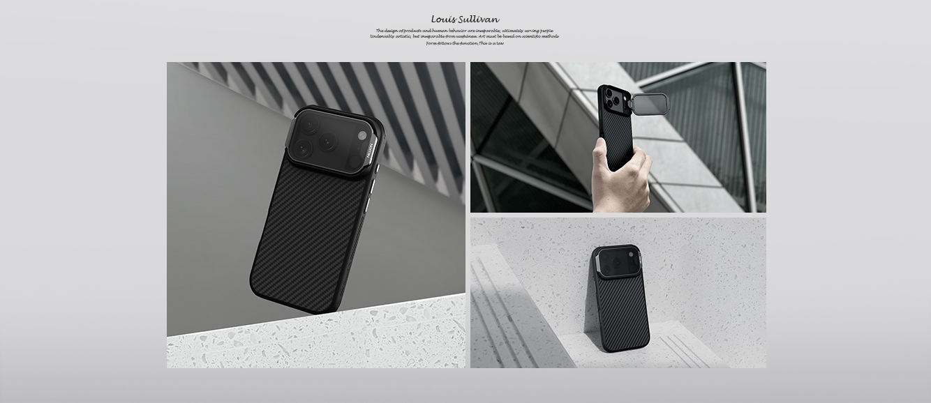 iPhone 17 Pro - NILLKIN CarboProp Magnetic Case Transparent Lens Black - 3