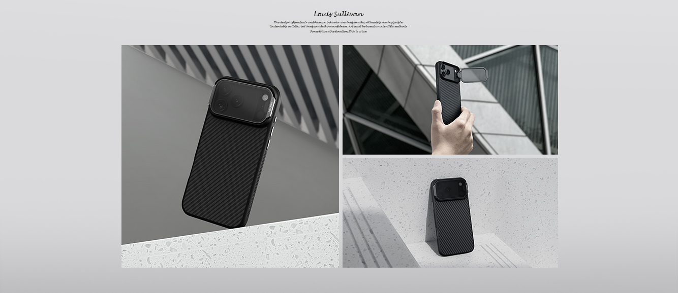iPhone 17 Pro Max - NILLKIN CarboProp Magnetic Case Transparent Lens Black - 4