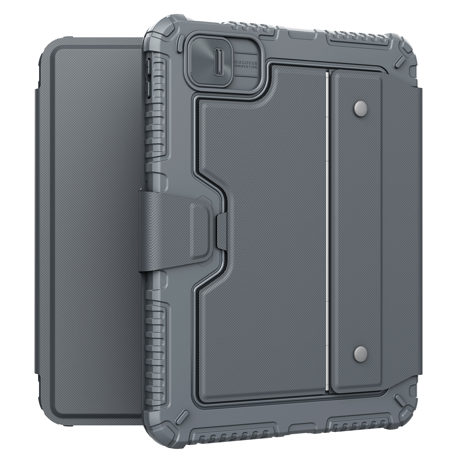 iPad 11 (A16) 2025 - NILLKIN Bumper Combo Keyboard Case Backlit Black - 2