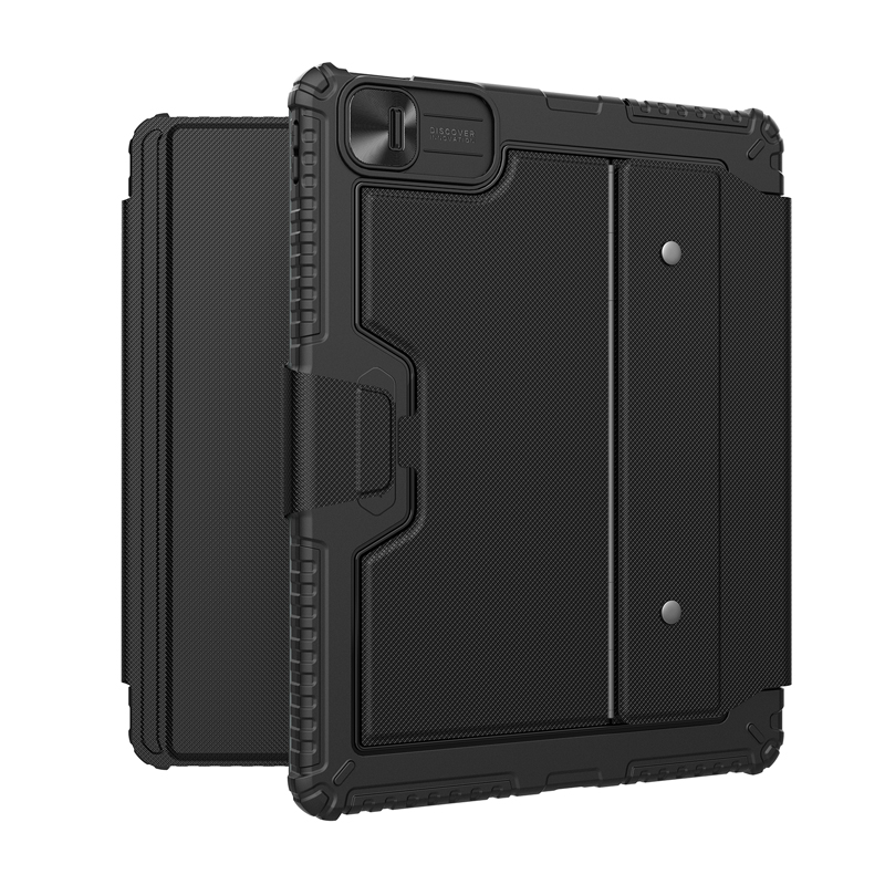 iPad Pro 13 2024 - NILLKIN Bumper Combo Keyboard Case Backlit Black - 2