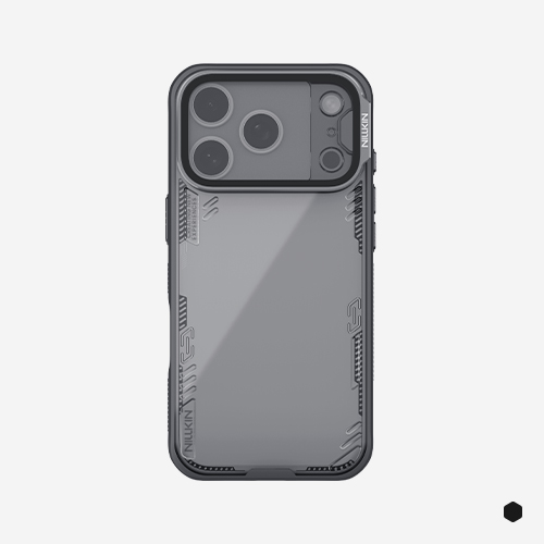 SS Gxy S25 Ultra - NILLKIN Iceblade Prop Magnetic Case Transparent Lens Dark Night Black