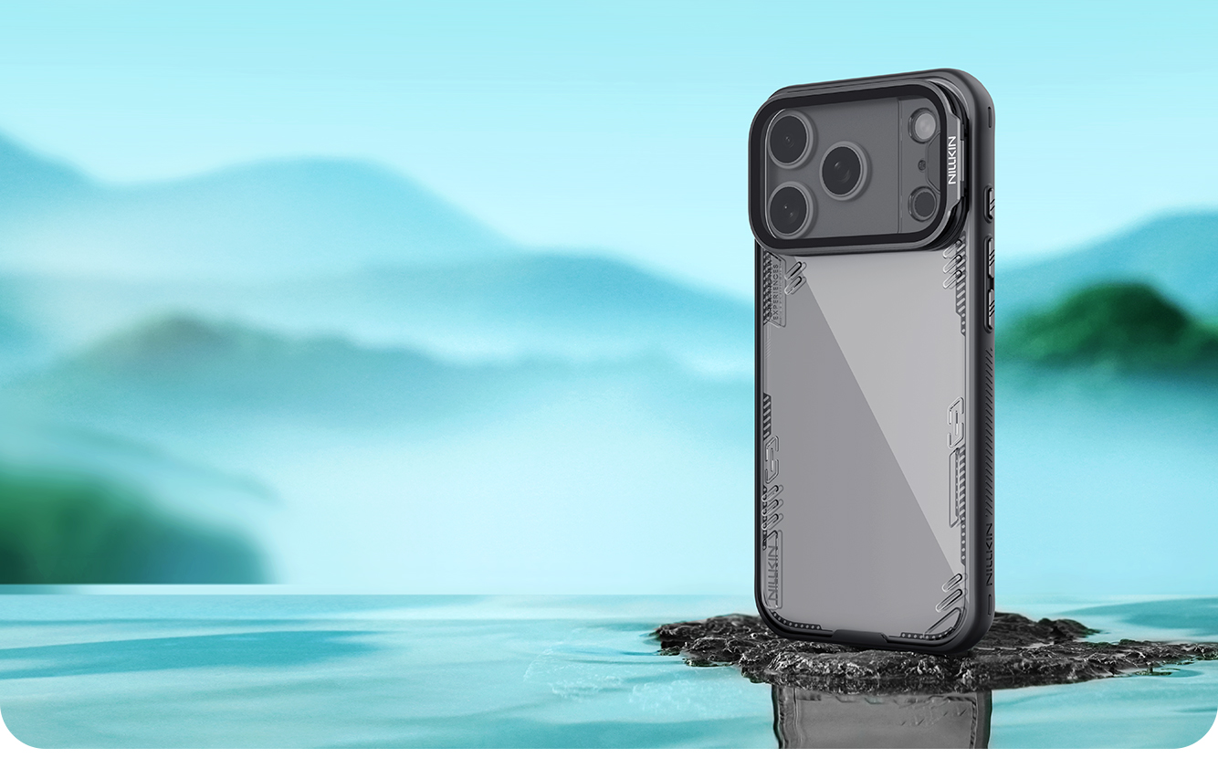 iPhone 17 Pro Max - NILLKIN Iceblade Prop Case Transparent Lens Dark Night Black - 2