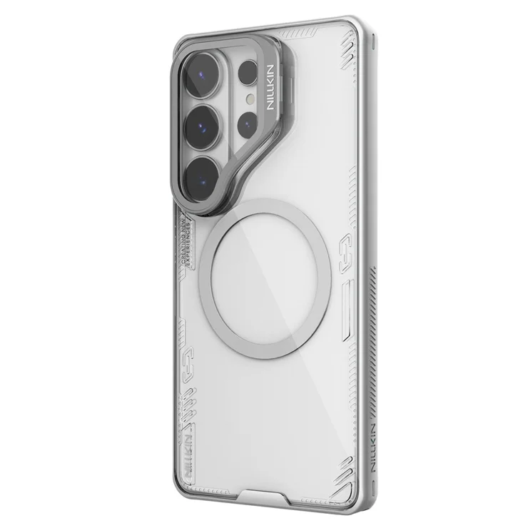 SS Gxy S26 Ultra - NILLKIN Iceblade Prop Magnetic Case Transparent Lens Twilight Gray - 3