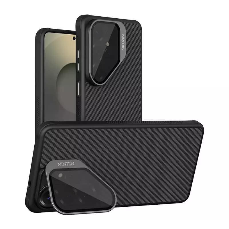 SS Gxy S26 Ultra - NILLKIN CarboProp Magnetic Case Transparent Lens Black - 3