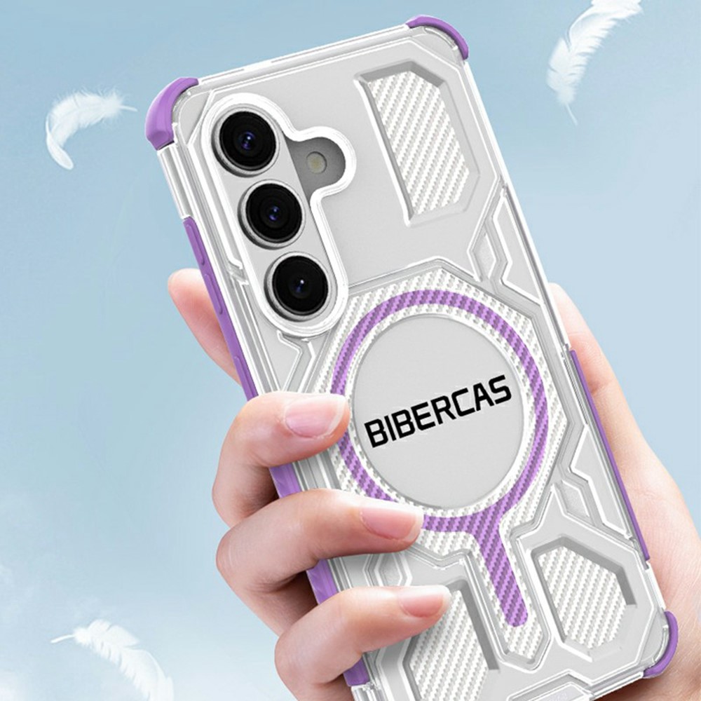 SS Gxy S26 - BIBERCAS Transparent Series Cover Transparent - 7