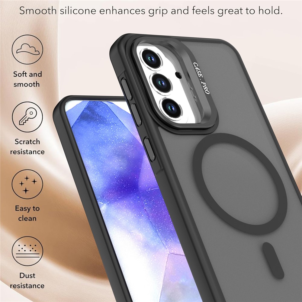 SS Gxy S26 - Case Matte With Foldable Kickstand Black - 6