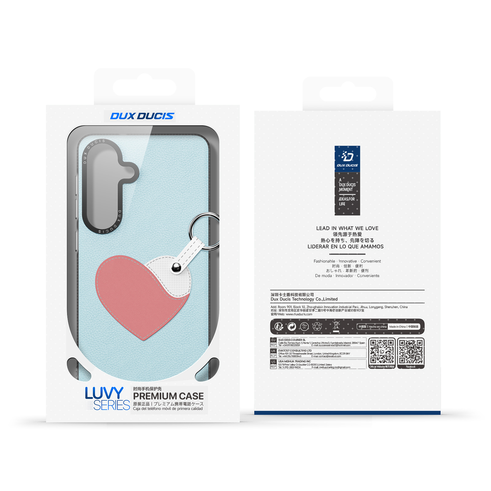 SS Gxy S26 - DUX DUCIS Luvy Series Blue Heart - 4