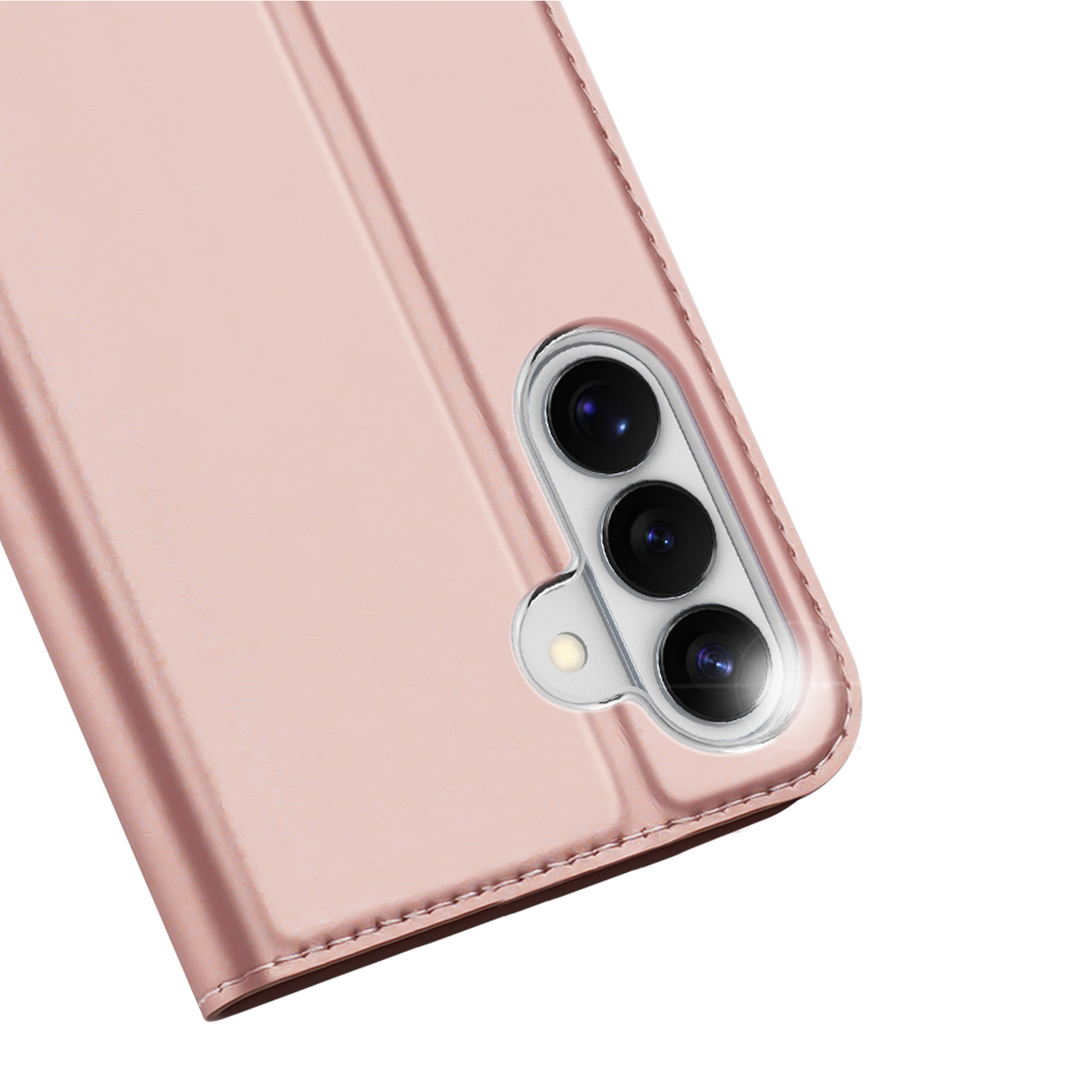 SS Gxy S26 - DUX DUCIS Skin Pro Series Leather Pink - 4