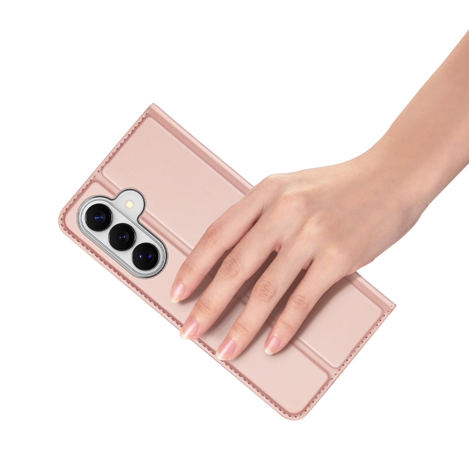 SS Gxy S26 - DUX DUCIS Skin Pro Series Leather Pink - 7