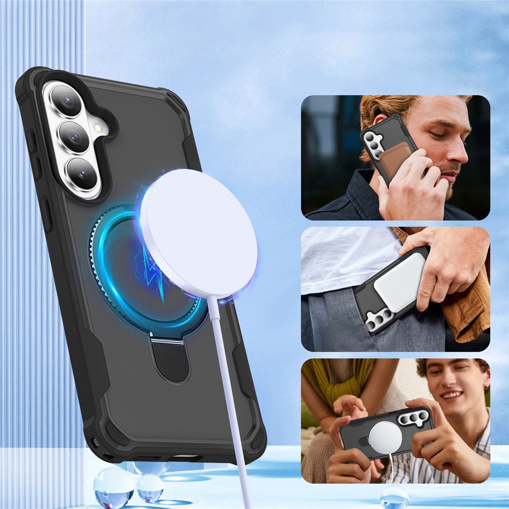 SS Gxy S26 - Shockproof Kickstand Black - 5