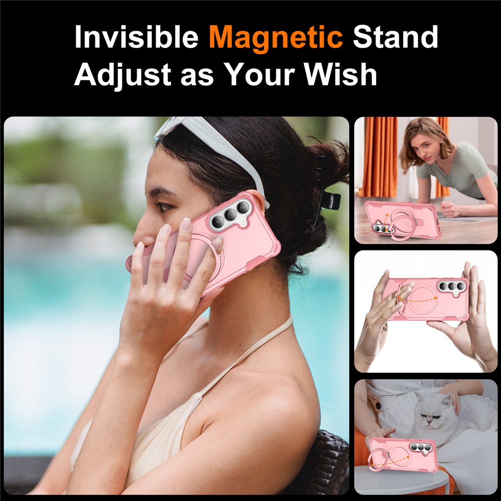 SS Gxy S26 - Shockproof Kickstand Pink - 7