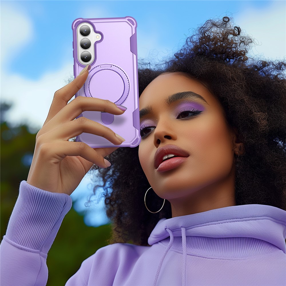 SS Gxy S26 - Shockproof Kickstand Purple - 8