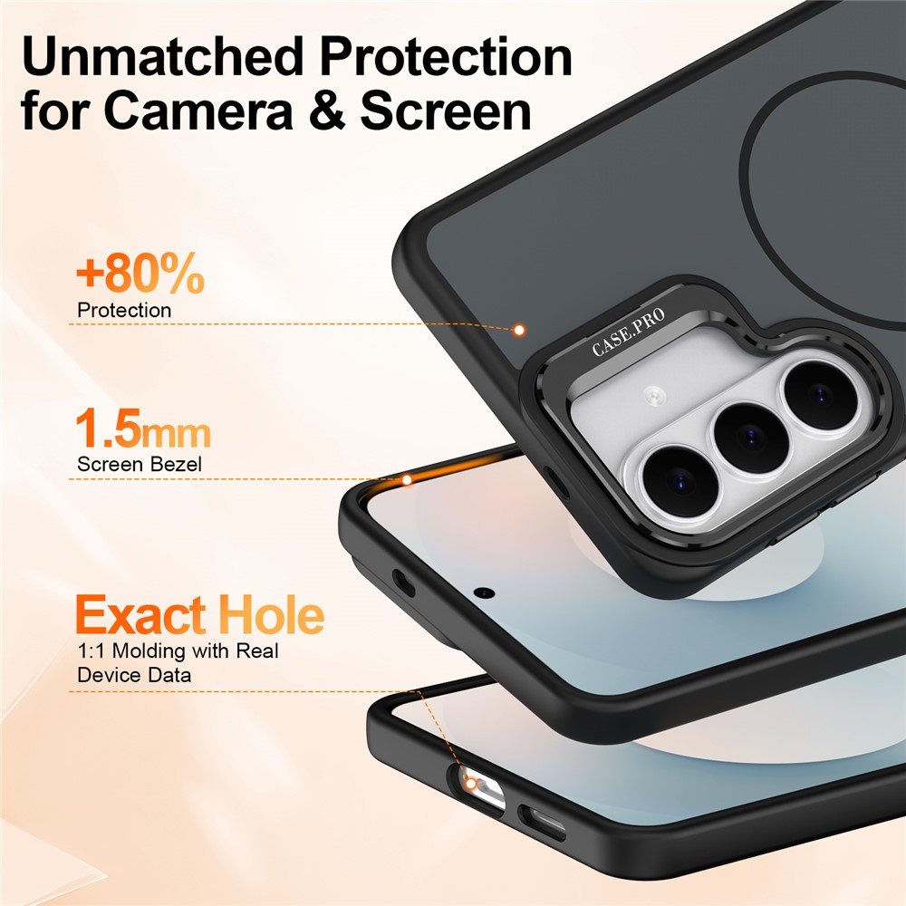 SS Gxy S26 - Skin-Touch With Foldable Kickstand Desert Black - 5
