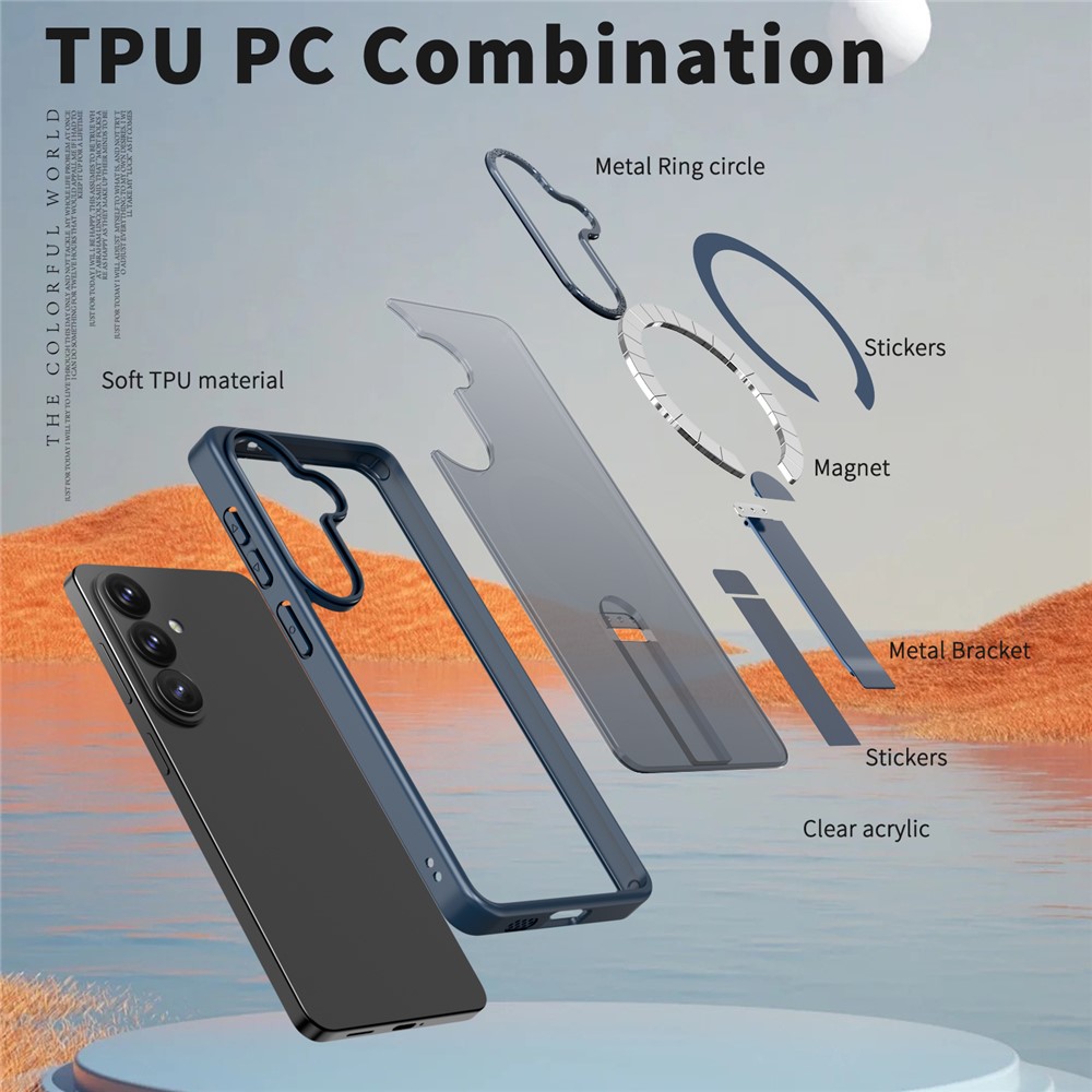 SS Gxy S26 - TPU Acrylic Blue - 6