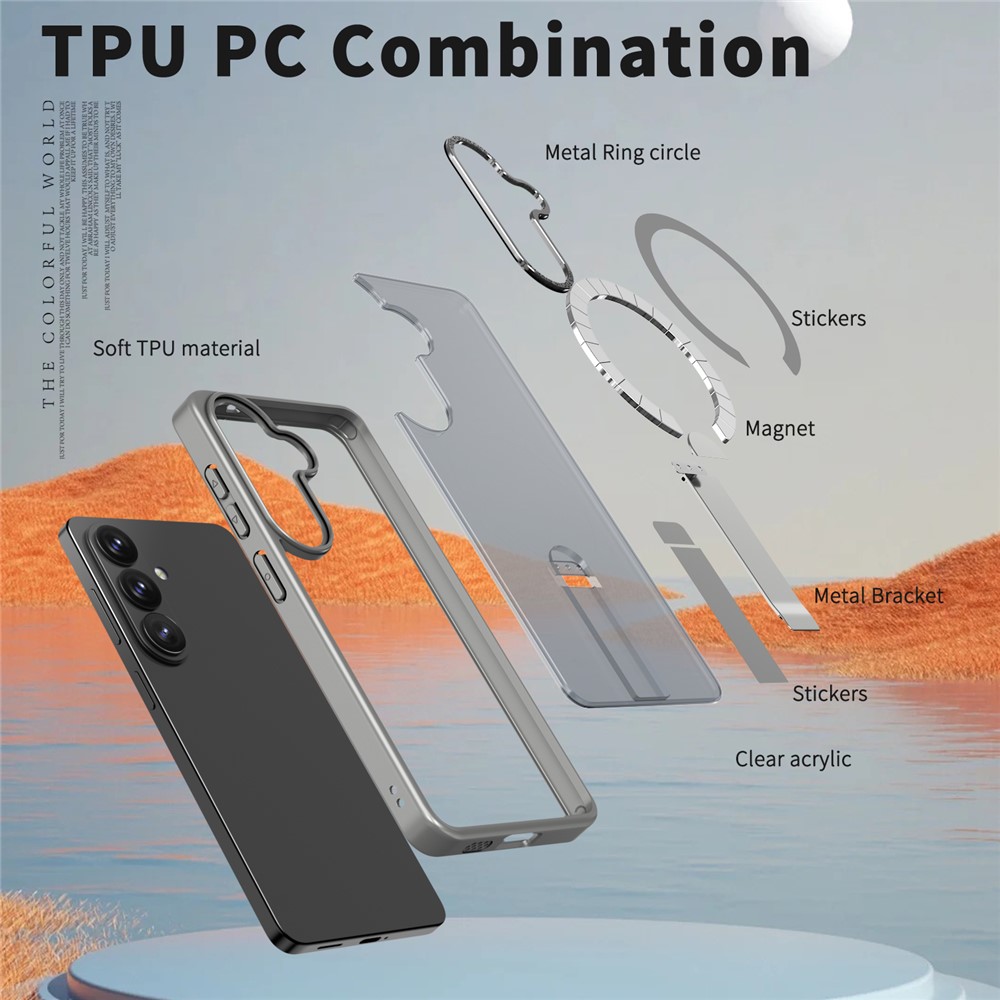 SS Gxy S26 - TPU Acrylic Titanium Grey - 6