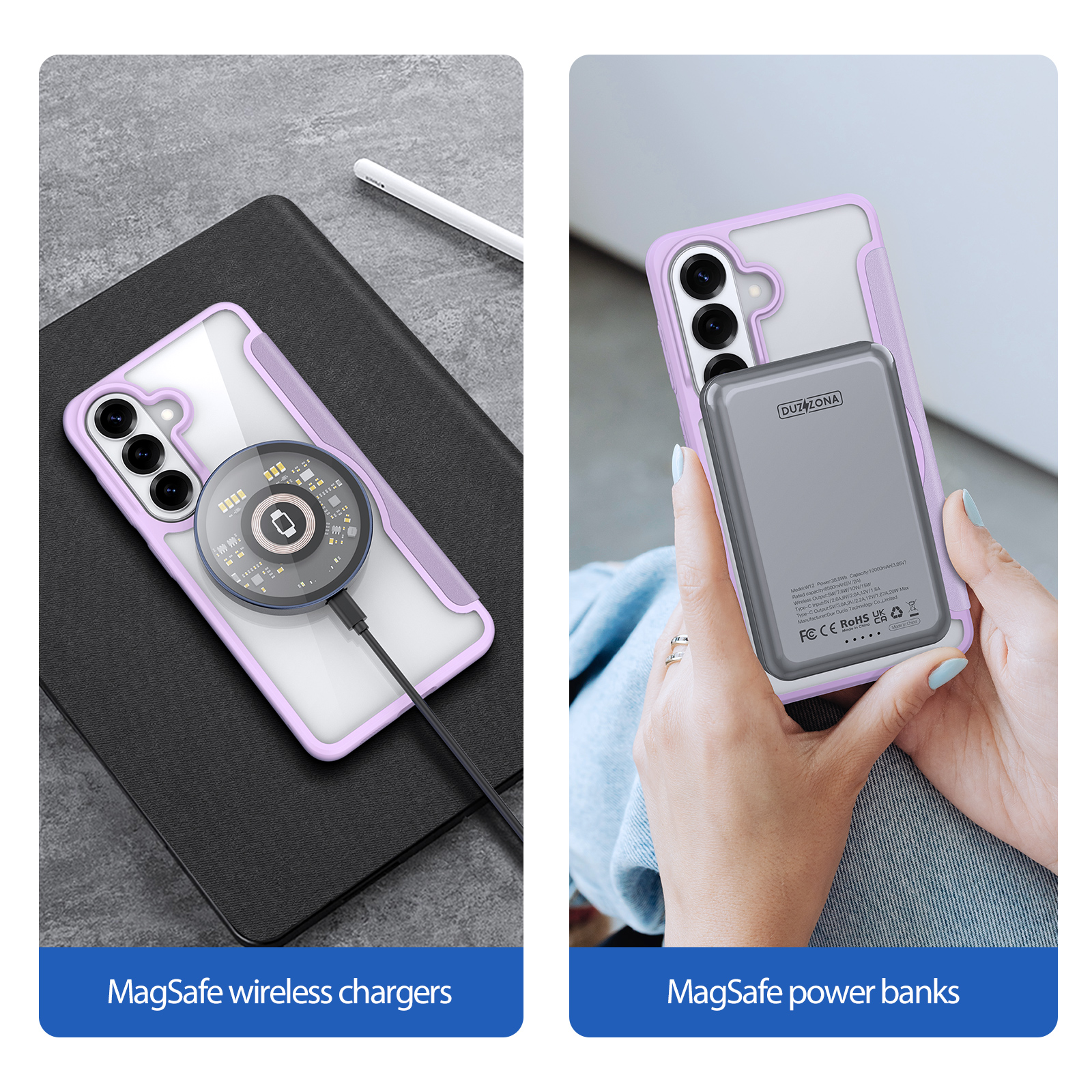 SS Gxy S26 Plus - DUX DUCIS Skin X Pro With MagSafe Purple - 7