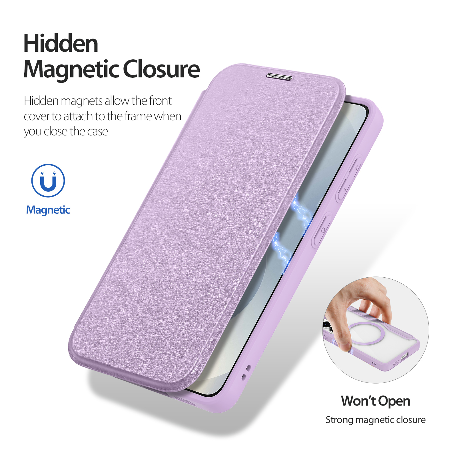 SS Gxy S26 Plus - DUX DUCIS Skin X Pro With MagSafe Purple - 9