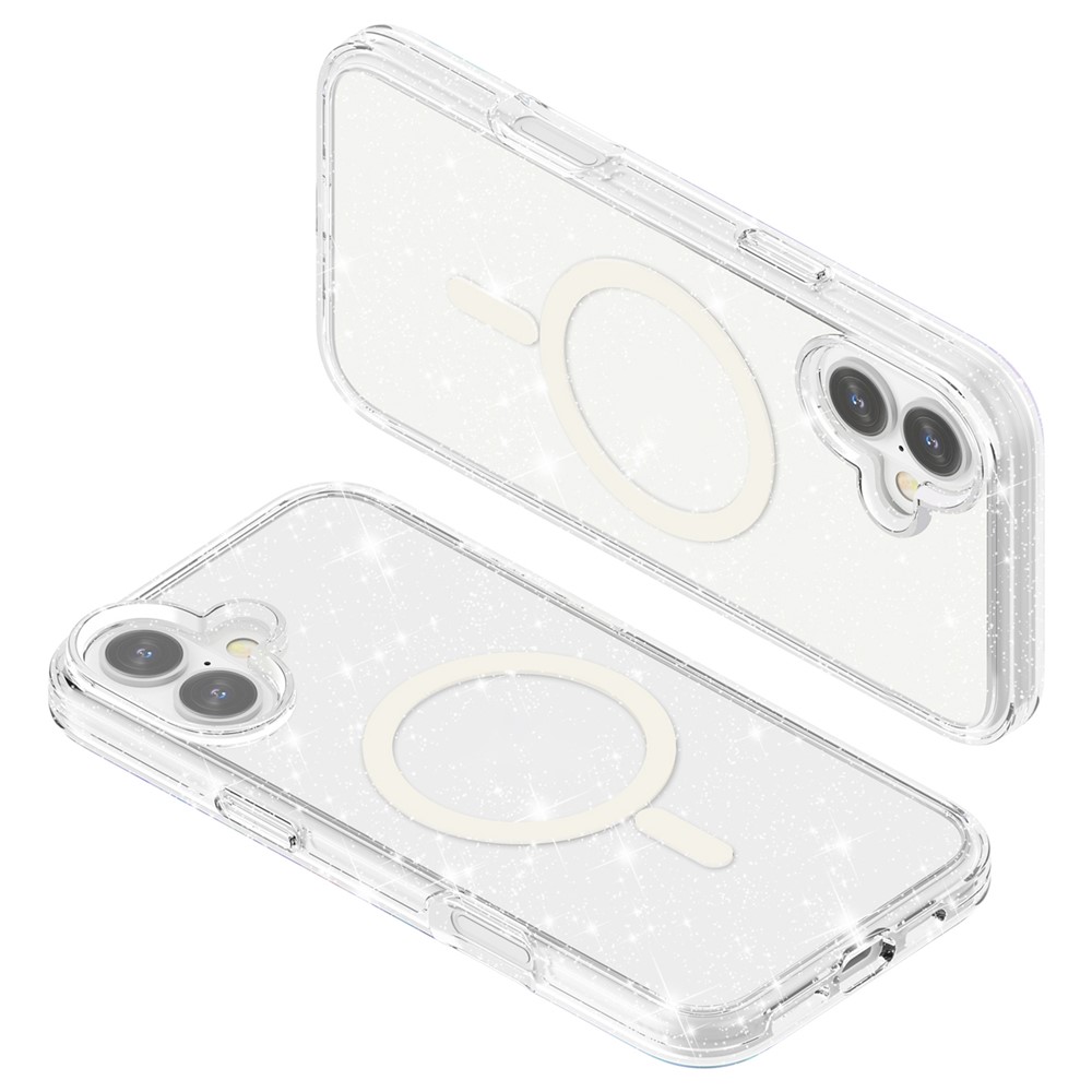 iPhone 16 - Glitter Powder With MagSafe Transparent - 5