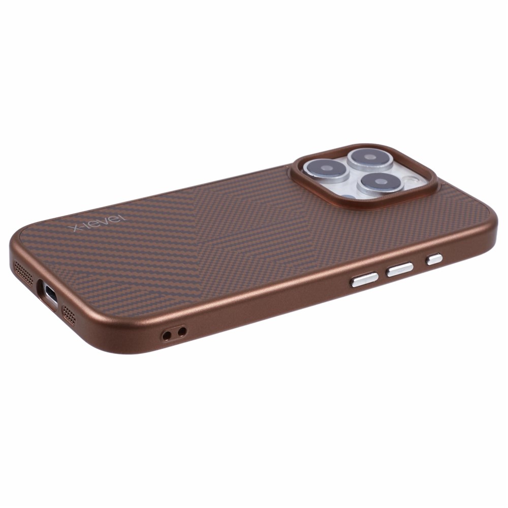iPhone 16 Pro Max - X-LEVEL Carbon Nano Fiber Titanium Gold - 5
