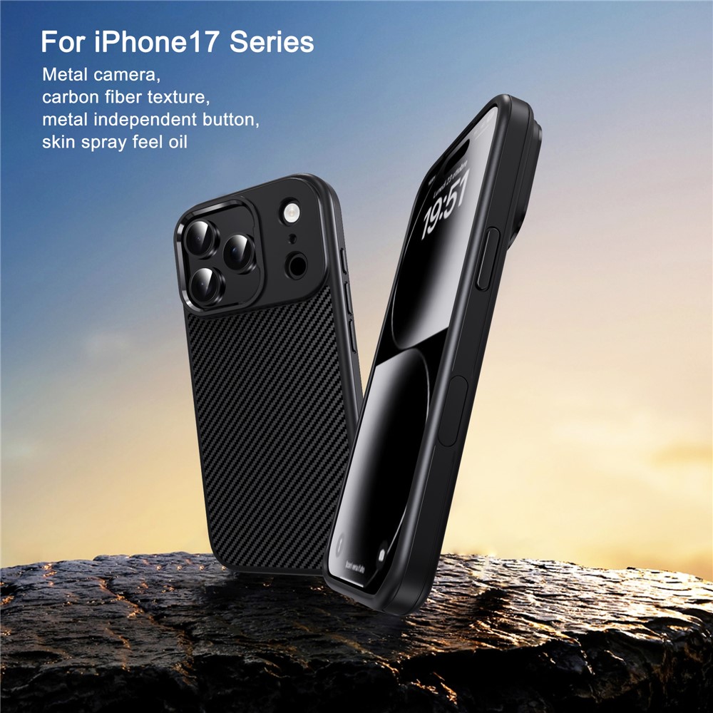 iPhone 17 Pro - IPAKY Metal Lens Shockproof Black - 3