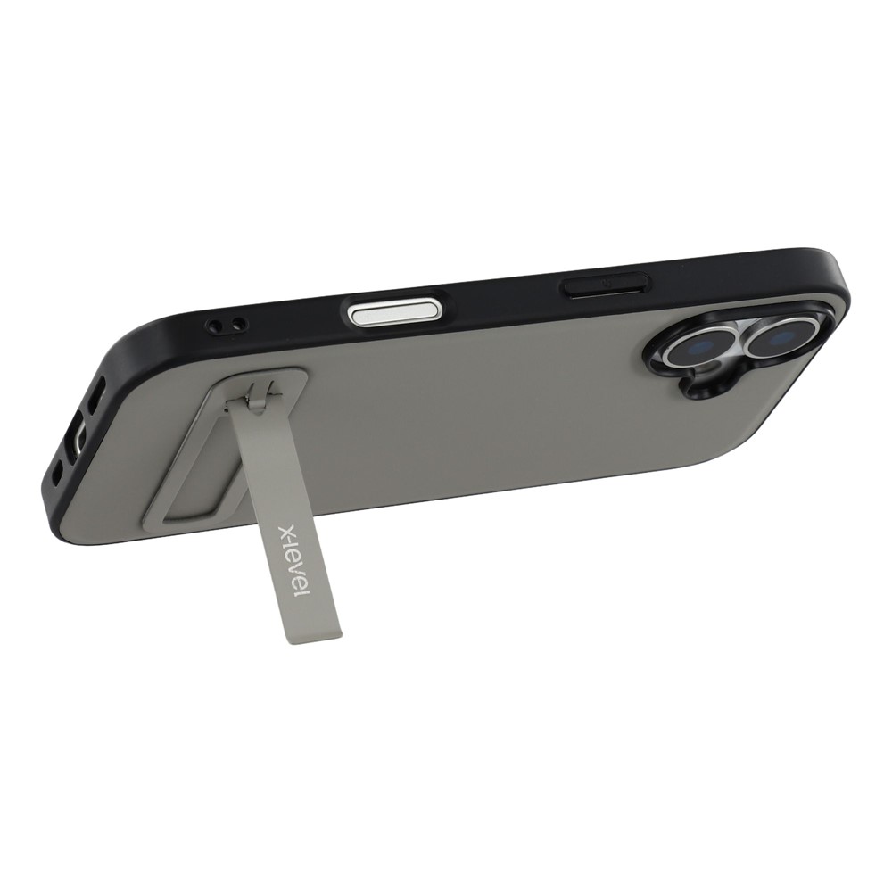 iPhone 17 - X-LEVEL Leather Coated Grey - 4