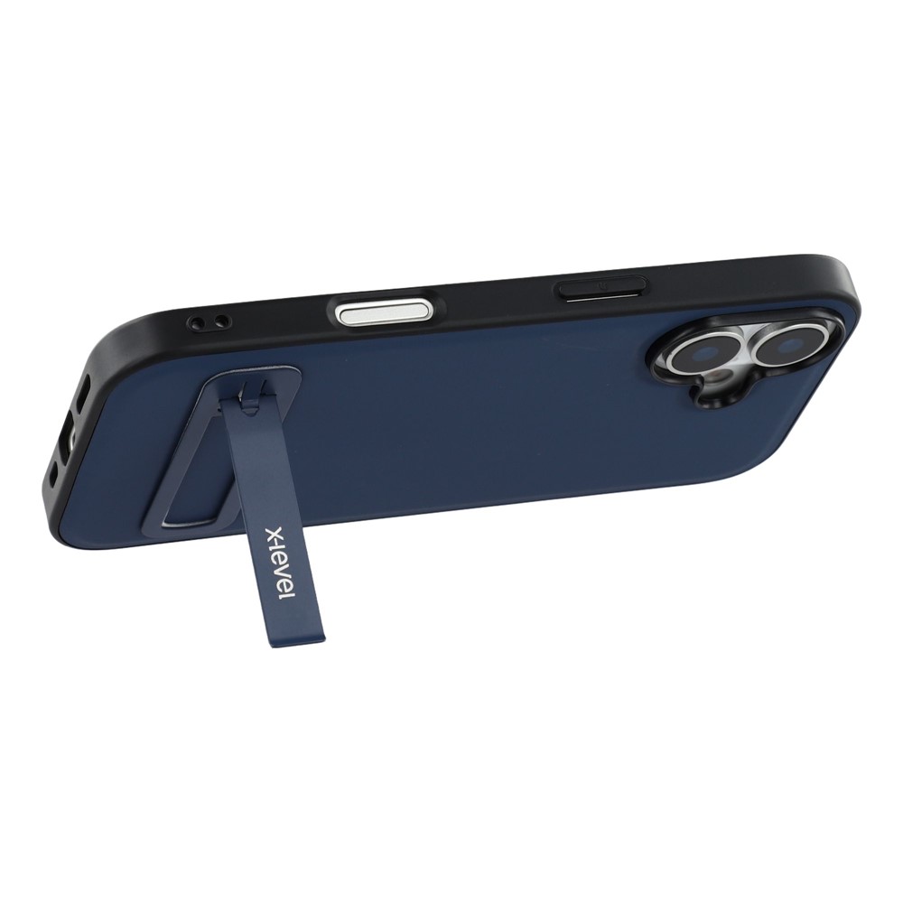 iPhone 17 - X-LEVEL Leather Coated Blue - 4
