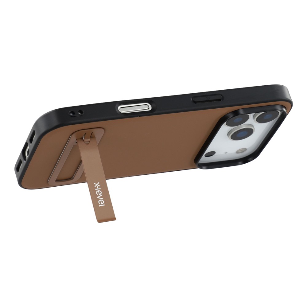 iPhone 17 Pro Max - X-LEVEL Leather Coated Brown - 4