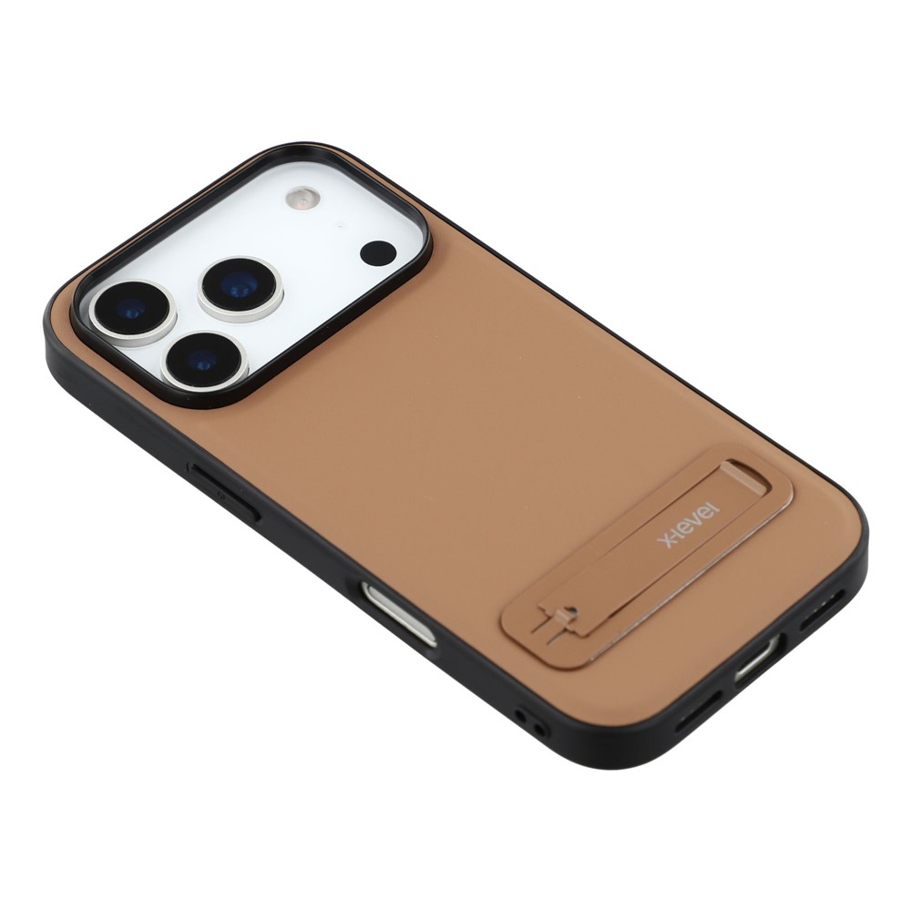 iPhone 17 Pro Max - X-LEVEL Leather Coated Brown - 5