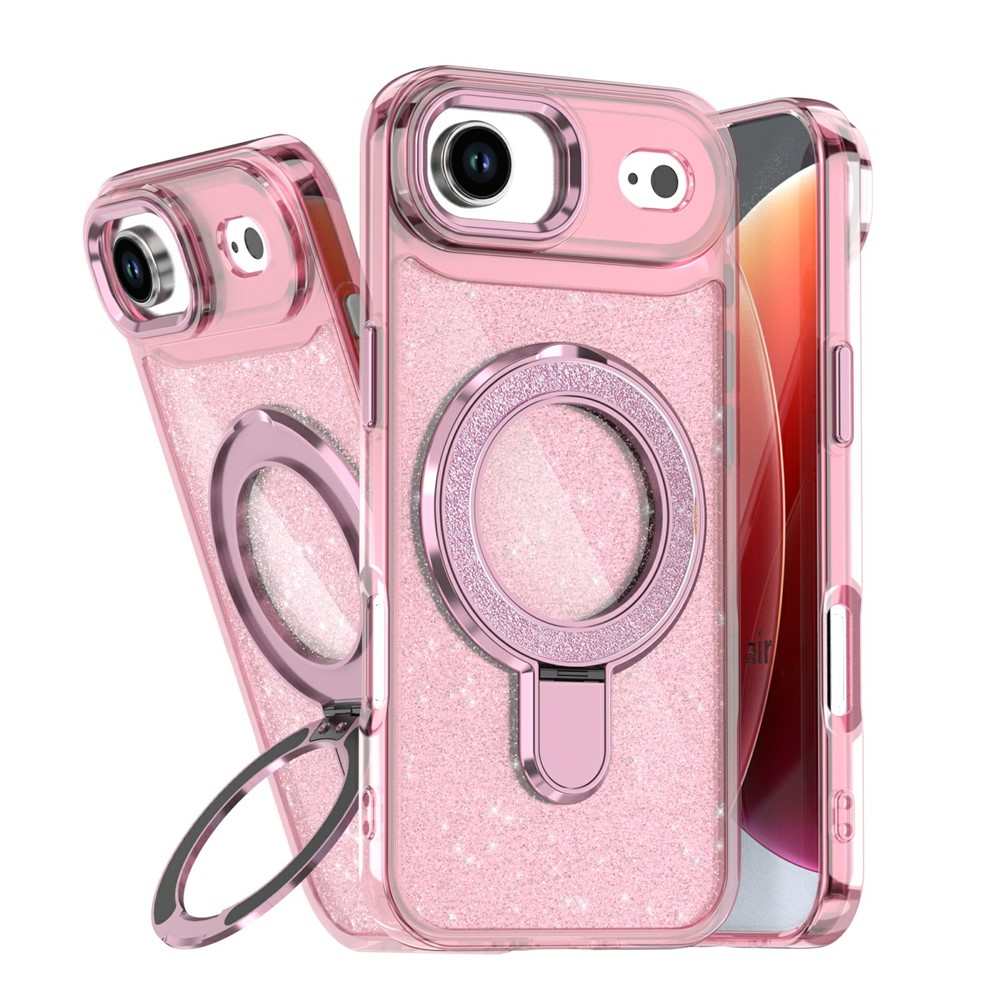 iPhone 17 Air - Kickstand Glitter Pink