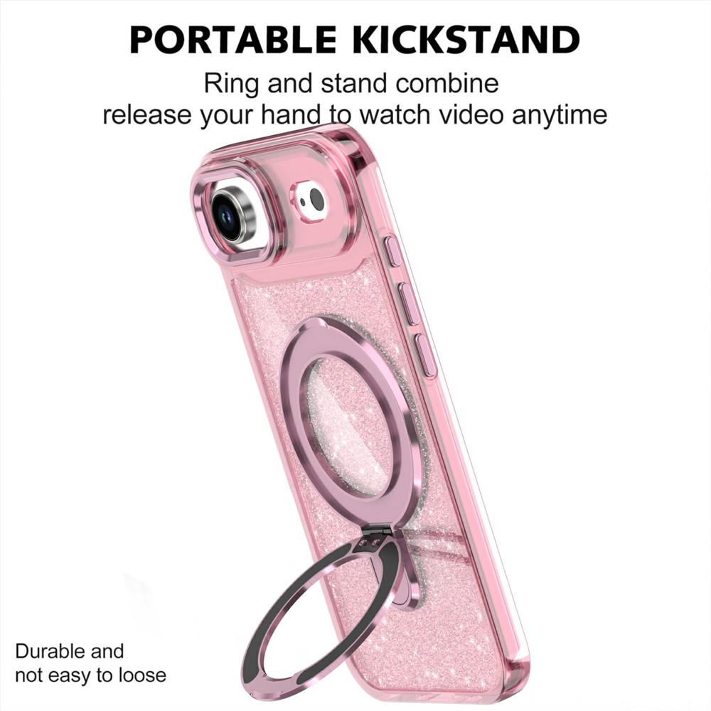 iPhone 17 Air - Kickstand Glitter Pink - 2
