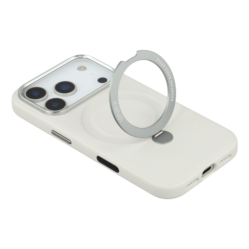iPhone 17 Pro Max - X-LEVEL Kickstand Magnetic Case Grey - 5