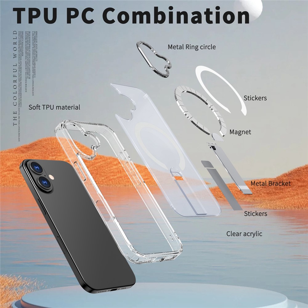 iPhone 17 - Acrylic Case With MagSafe Transparent - 5