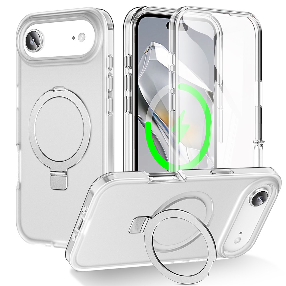 iPhone 17 Air - Kickstand Frosted With Pet Screen Transparent