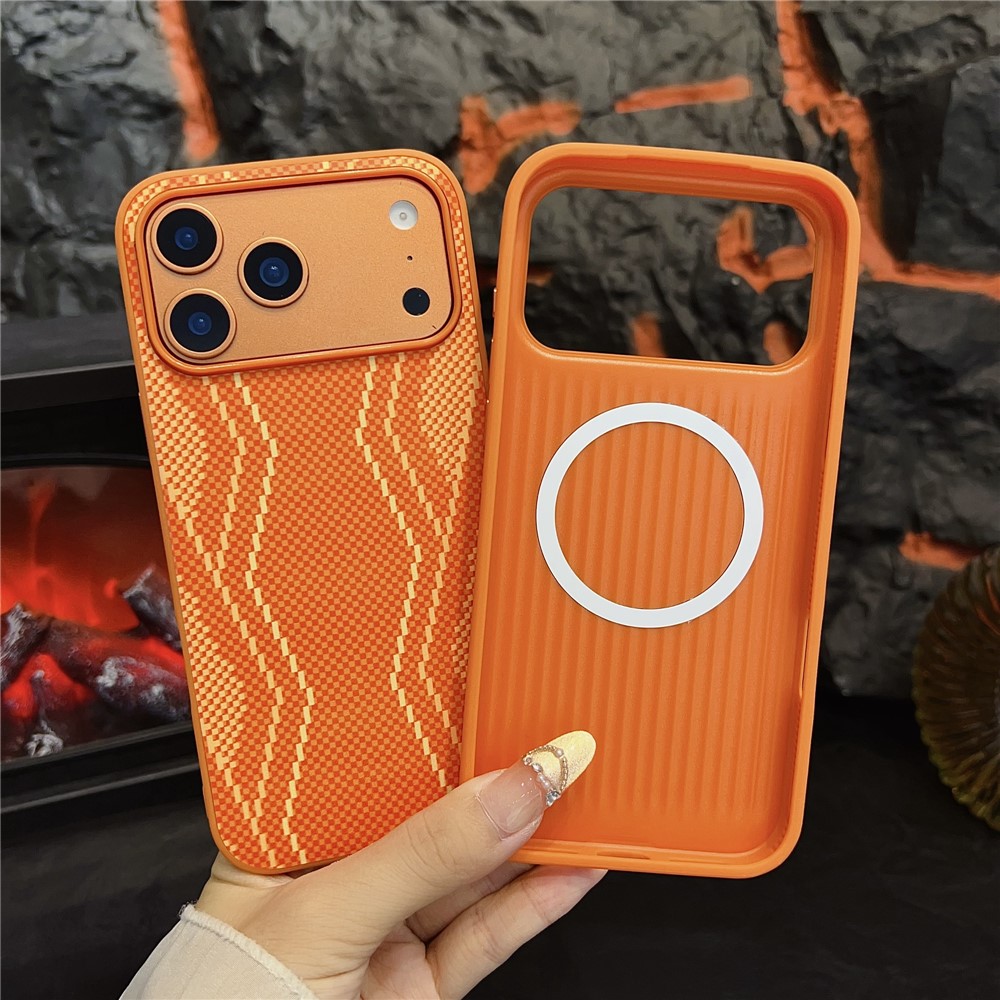 iPhone 17 Pro Max - Orange Synthetic Fiber Milky Way - 5