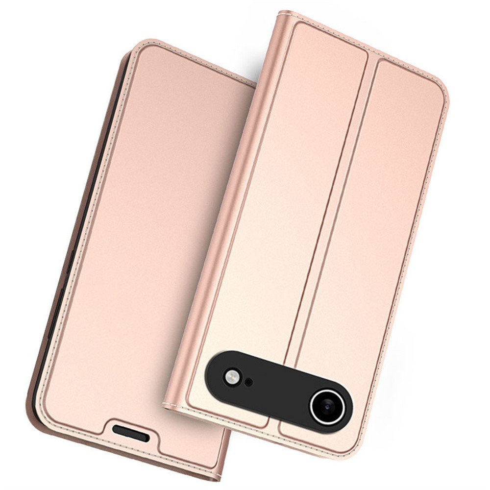 iPhone 17 Air - Leather Wallet Rose Gold