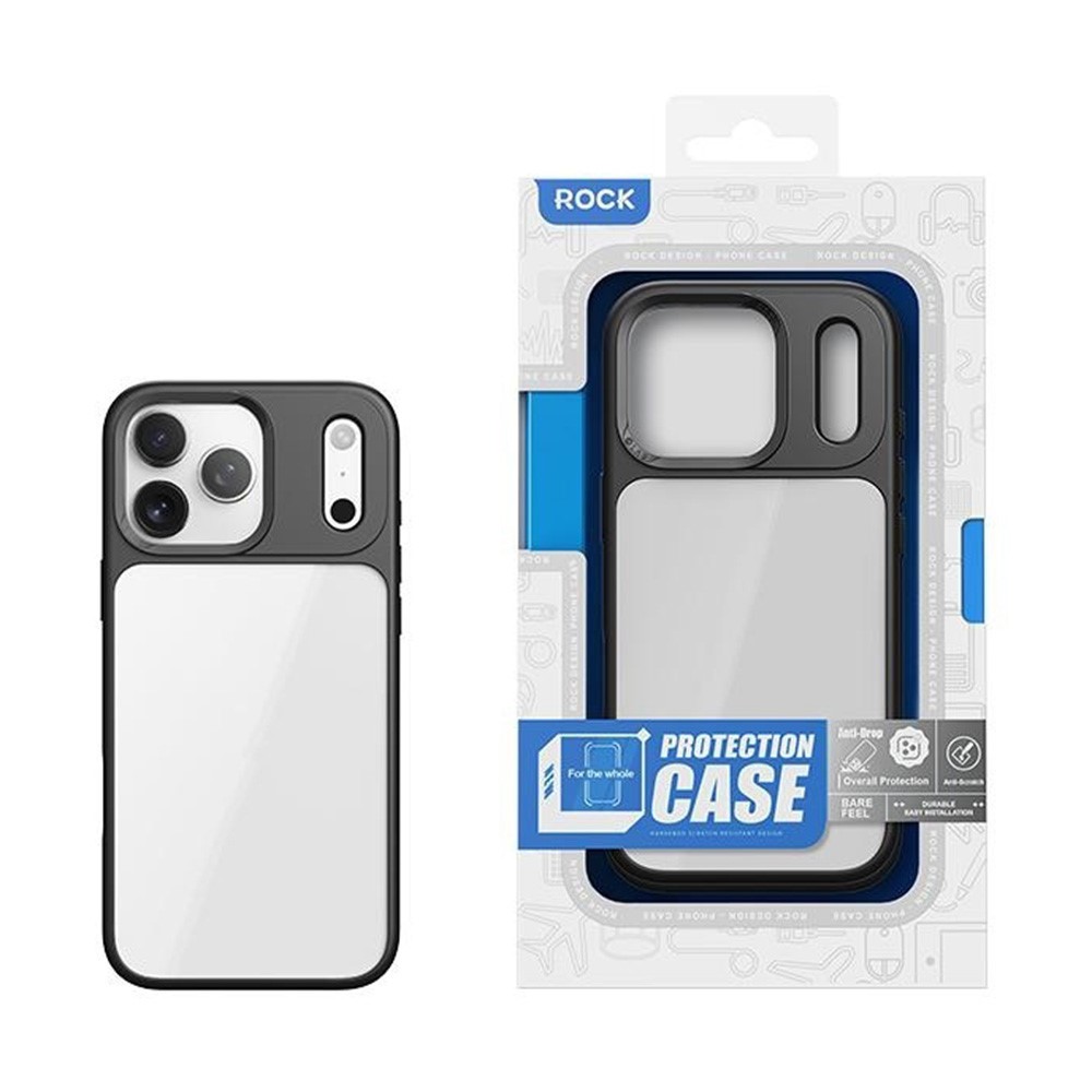 iPhone 17 Pro Max - ROCK TPU Shockproof Black - 5