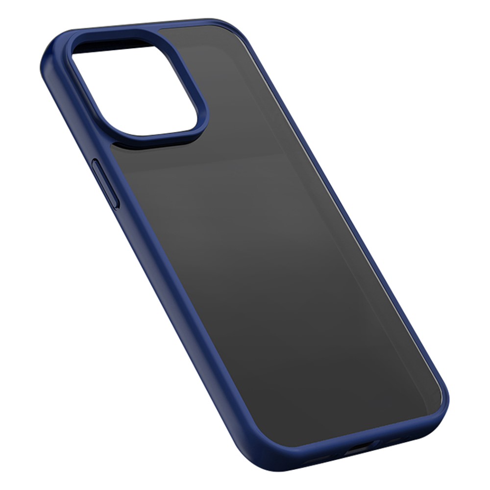 iPhone 15 - X-LEVEL Rubberized Series Navy Blue