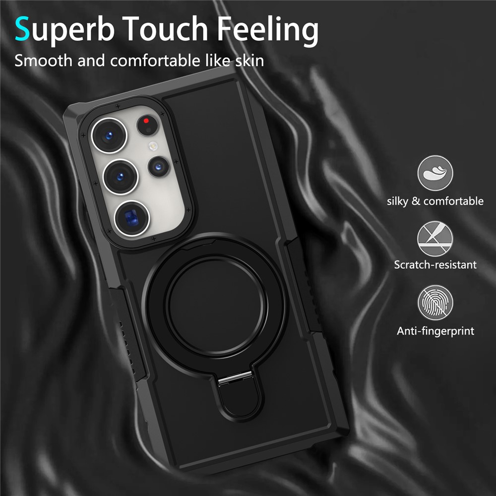 SS Gxy S24 Ultra - Shockproof 2 in 1 With Ring MagSafe Black - 3