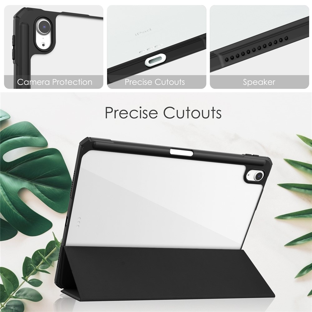 iPad Air 11 2024 - PU Leather Acrylic Black - 4