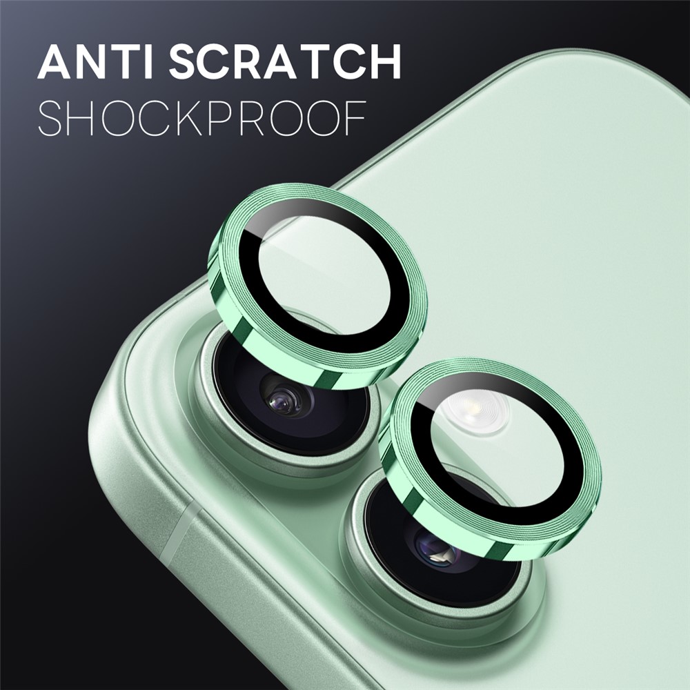 iPhone 17 - NORTHJO Camera Lens Glass Protector Green - 2
