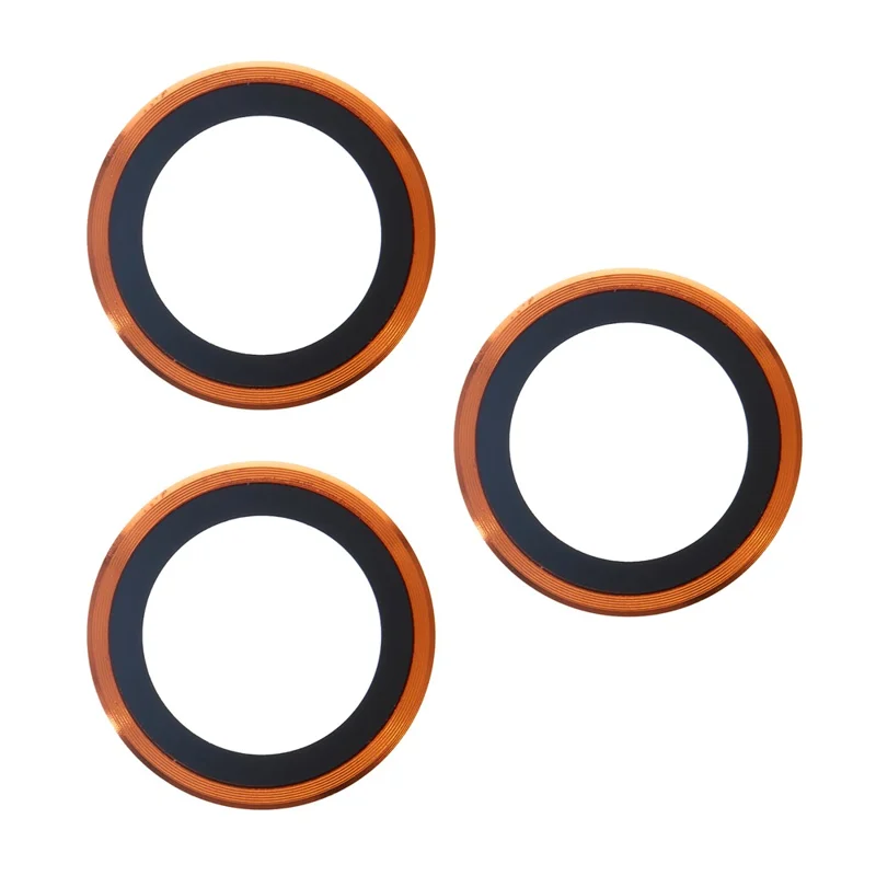 iPhone 17 Pro/17 Pro Max - Camera Lens Glass Protector Orange - 2