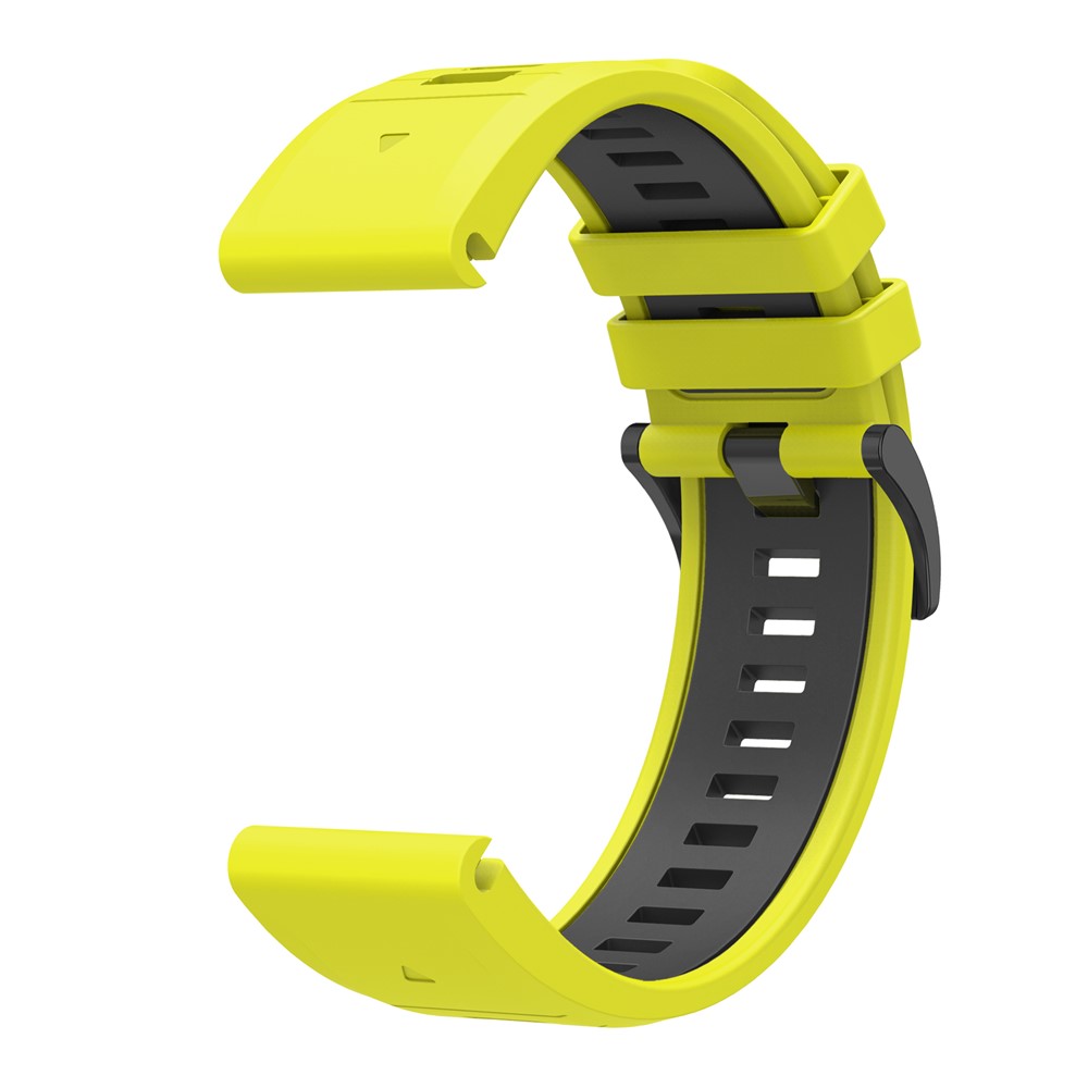 Garmin - Fenix 8 51mm Quick Silicone Stap Green Black - 3