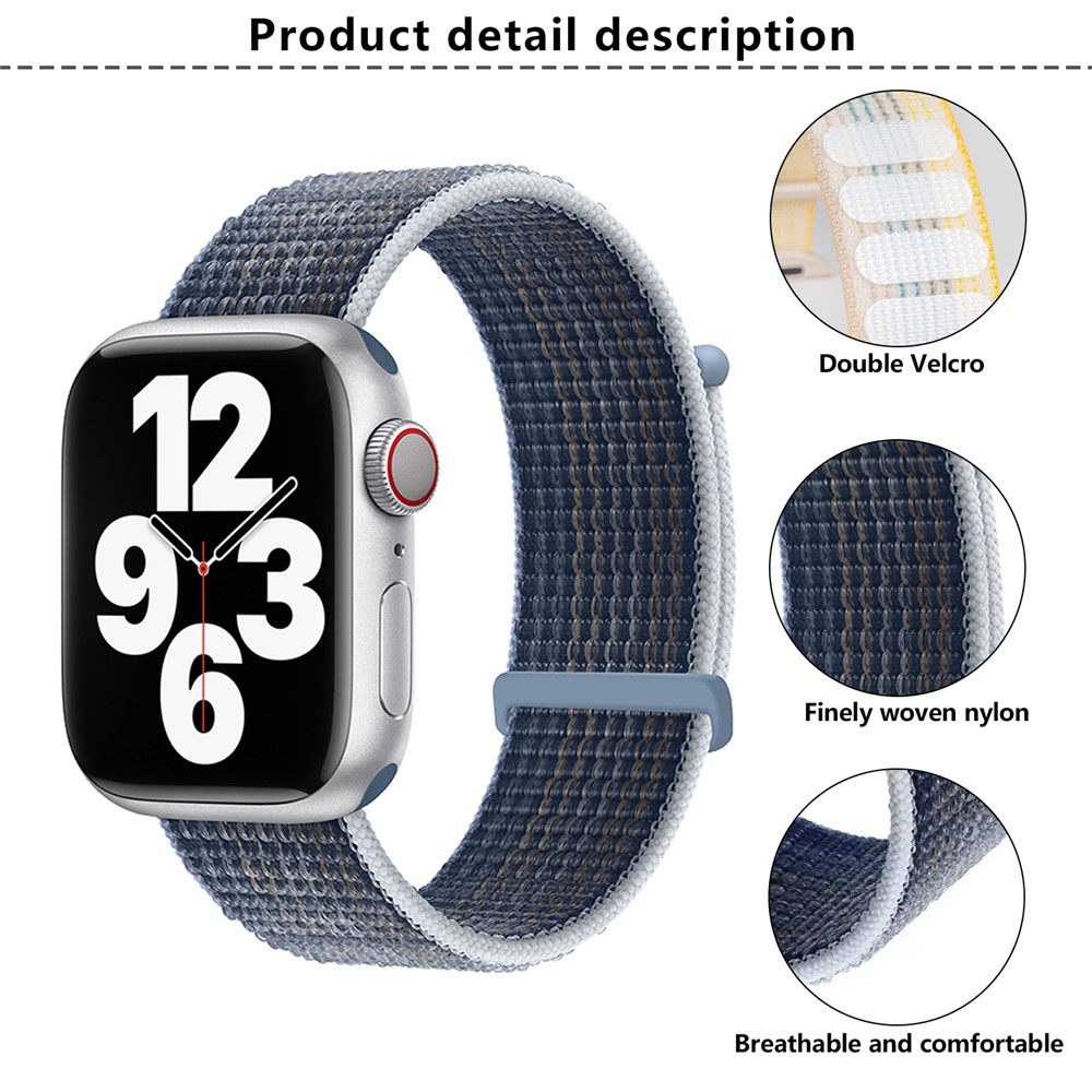 Apple Watch 41/42mm - KALEBOL Nylon Strap Light Mint - 3
