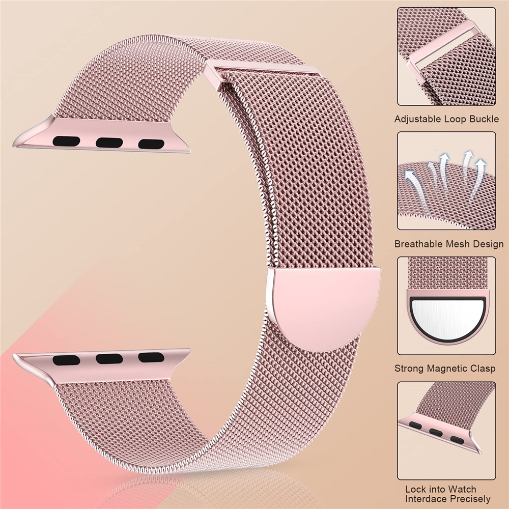 Apple Watch 46/49mm - Milanese Gold - 3