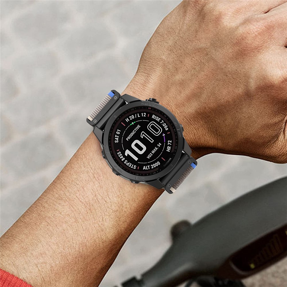 Garmin - Fenix 8 51mm Nylon Loop Grey - 5