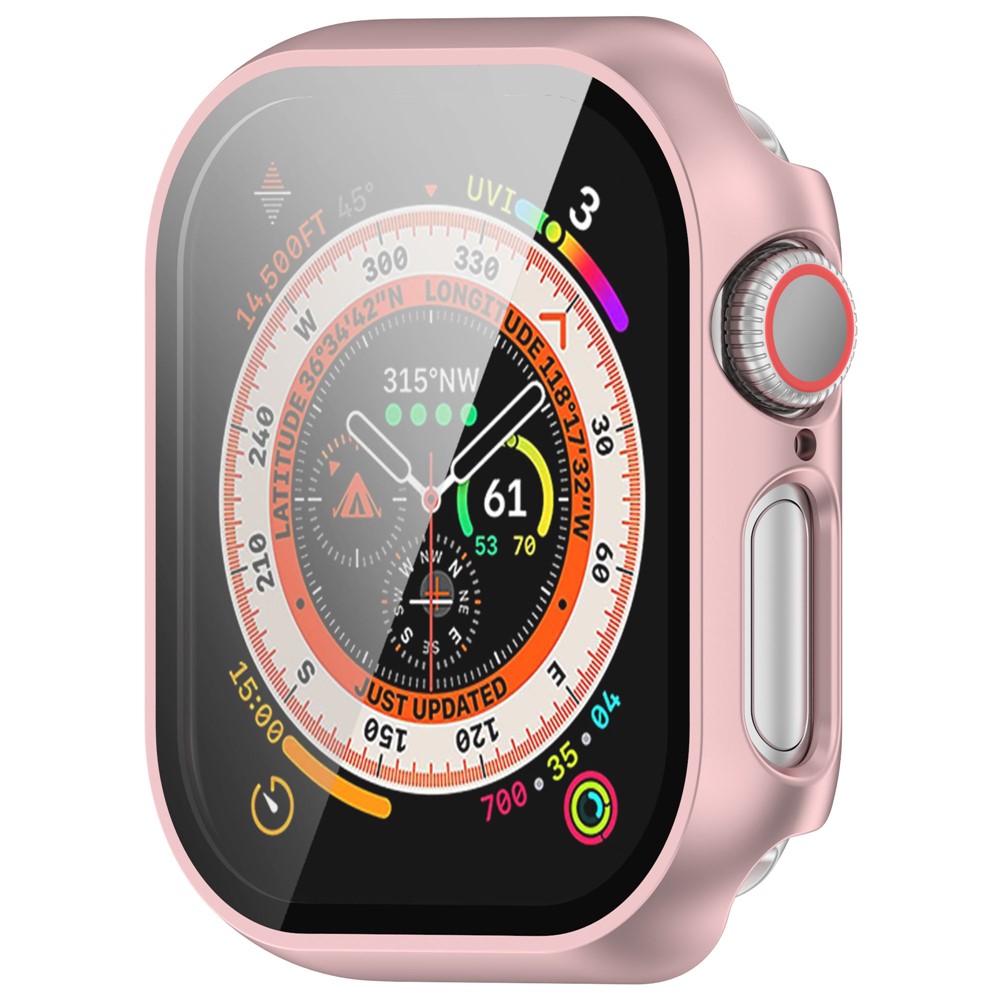 Apple Watch Series10/11 42mm - Hard Case With Tempered Glass Rose Gold - 5